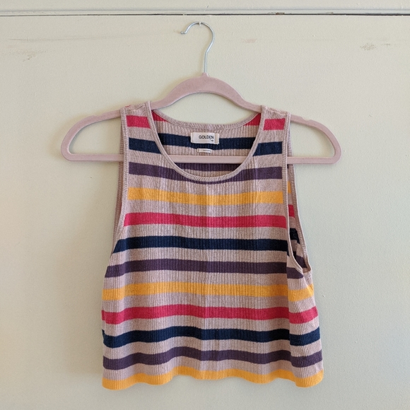 Aritzia Tops - GOLDEN Knit Tank (TNA)